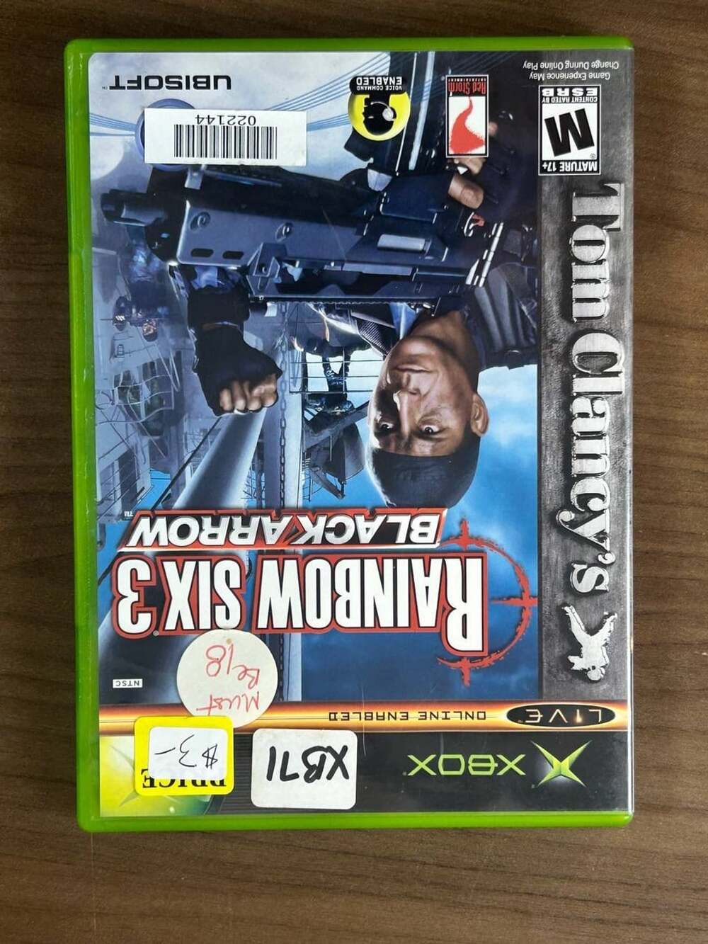 Tom Clancy’s Rainbow Six 3 Black Arrow Microsoft Xbox 2004 CIB w/ Manual